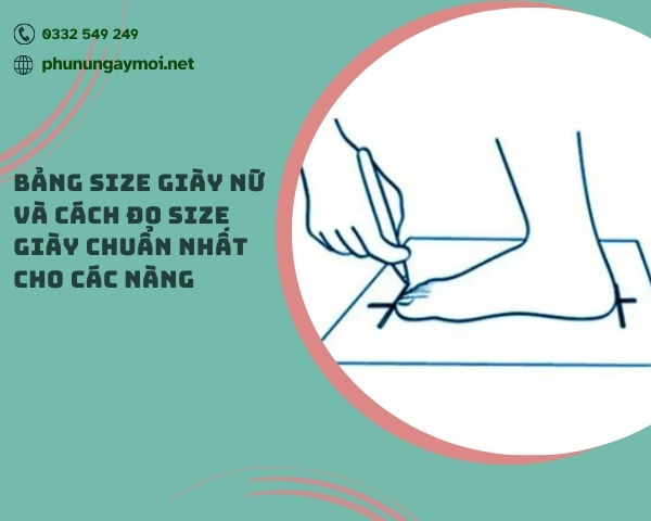 Bảng size giày nữ