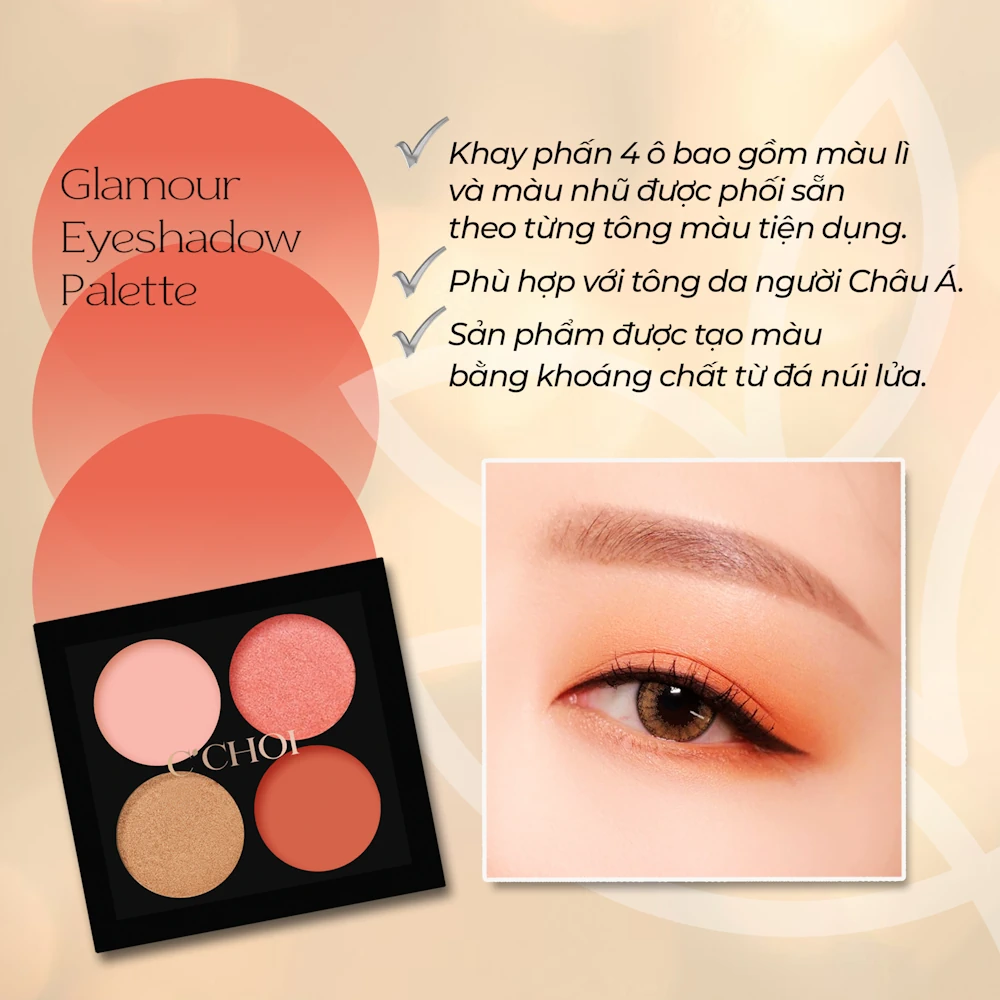 Phấn Mắt C’choi Glamour Eyeshadow Palette