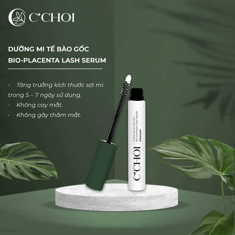 Dưỡng Mi Tế Bào Gốc C’choi – Bio-placenta Lash Serum – Kích Thích Mọc Mi Trong 5-7 Ngày