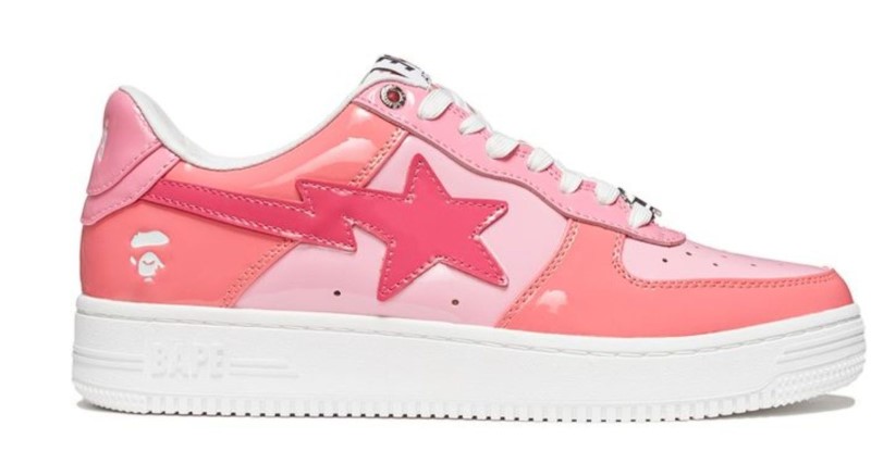 A Bathing Ape Bape Sta Low Color Camo Combo Pink