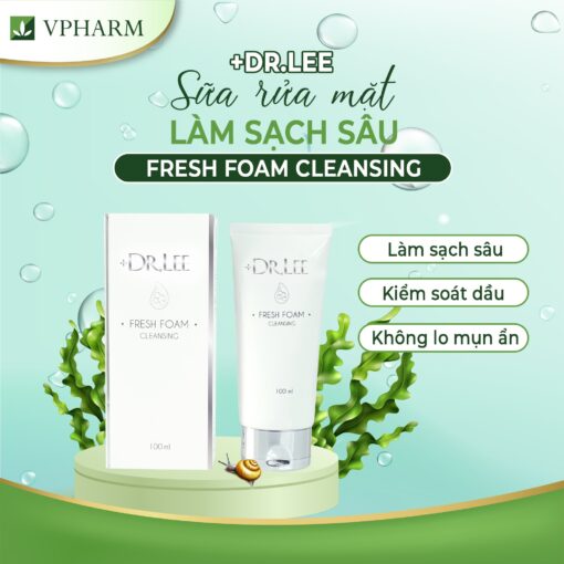 Thành phần nổi bật sữa rửa mặt +Dr.lee Fresh Foam Cleansing