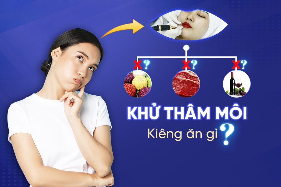 Khử thâm môi kiêng ăn gì và nên ăn gì để môi lên màu đẹp?