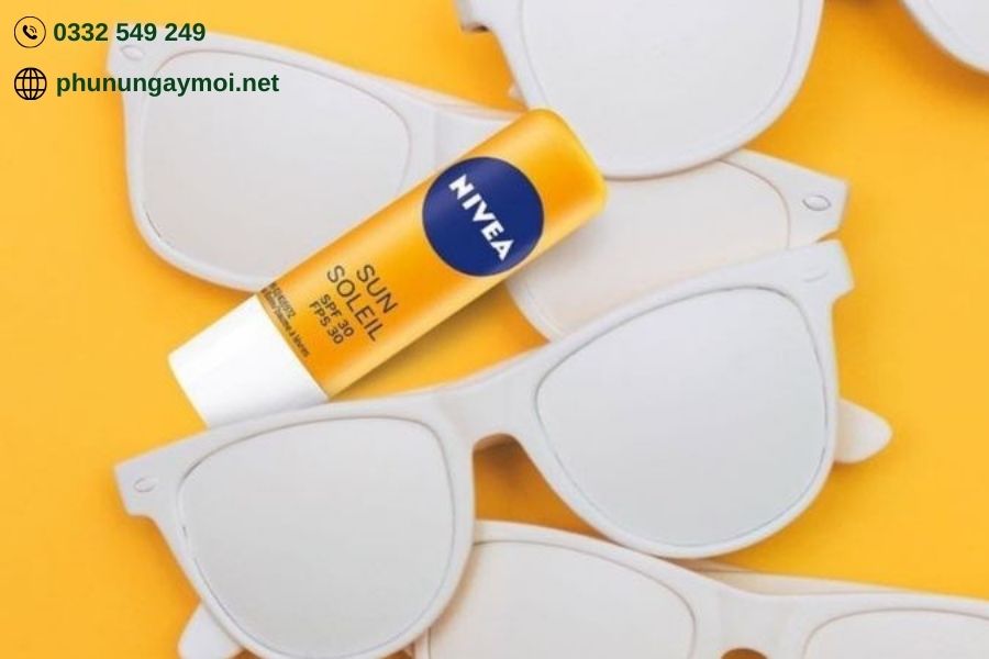 Nivea Sun Soleil SPF 30 là dòng son dưỡng có công dụng chống nắng tối ưu