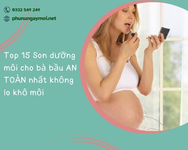 son dưỡng môi cho bà bầu