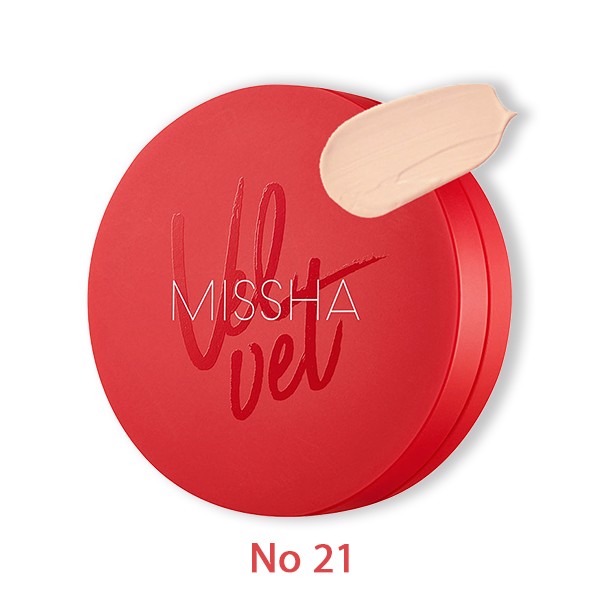 Phấn nước - cushion che khuyết điểm tốt - Missha Velvet Finish Cushion