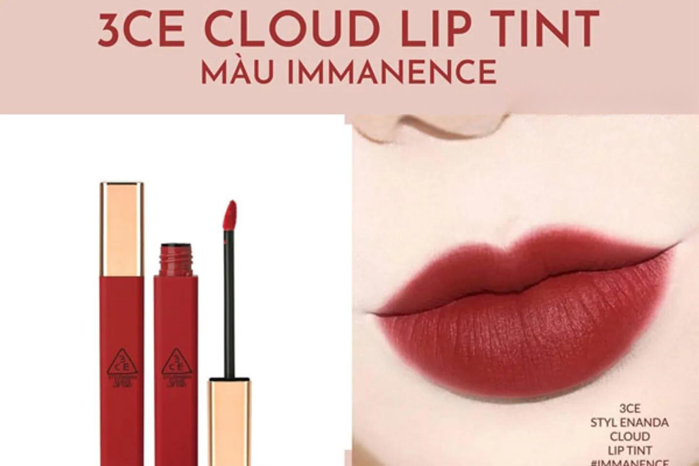 3CE Cloud Lip Tint - Màu Immanence