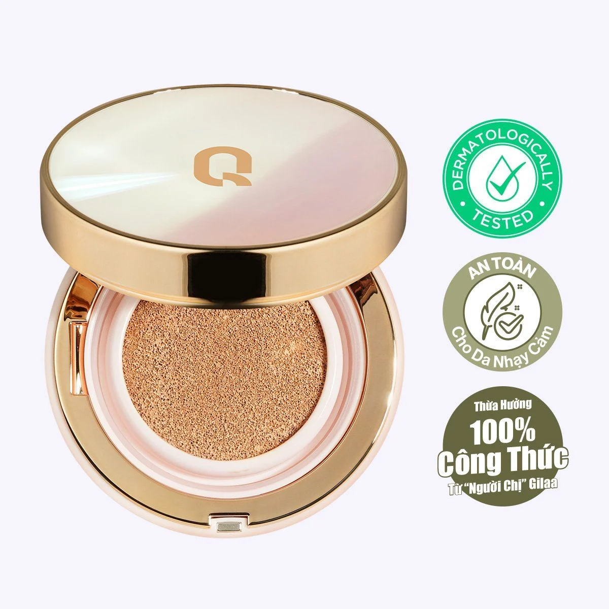 Phấn Nước Glamrr Q Long Wear DD Cushion SPF 50+ PA+++