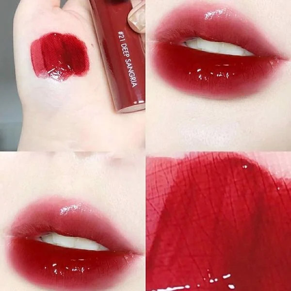 Son màu đỏ cherry Romand Juicy Lasting Tint 12