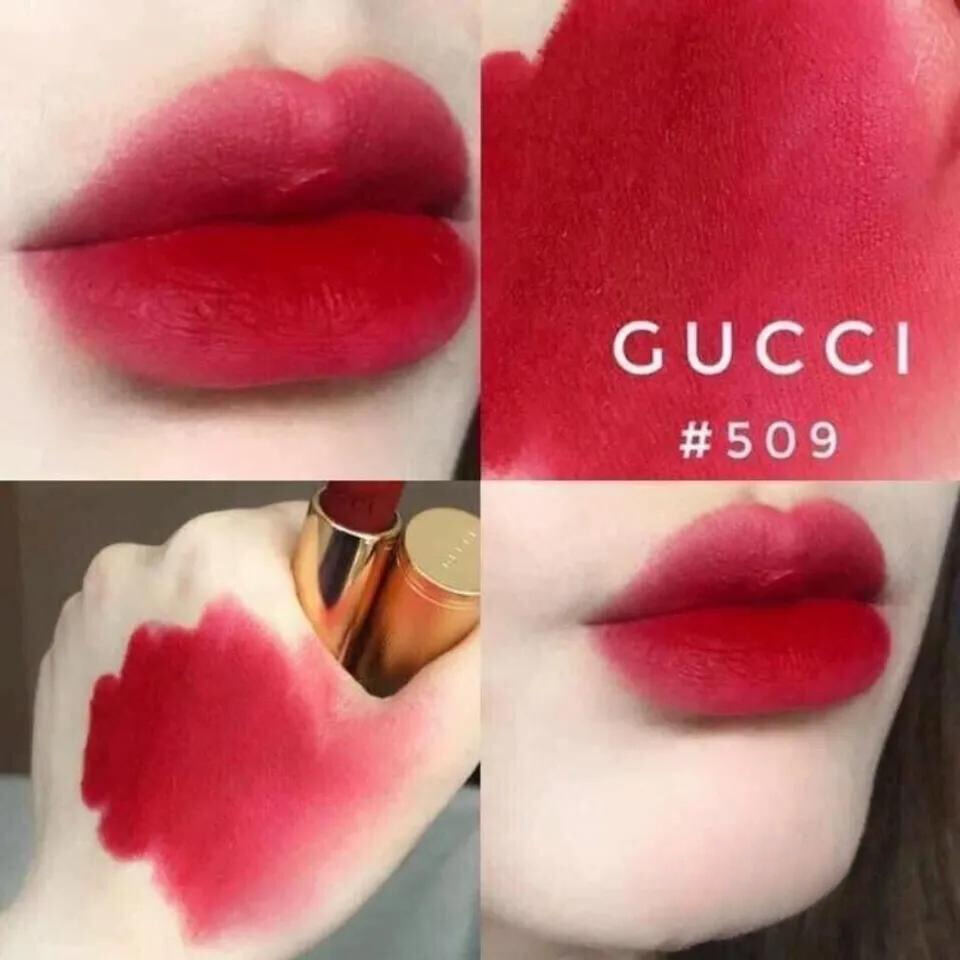 Son Gucci Rouge à Lèvres Matte màu 509 đỏ lạnh