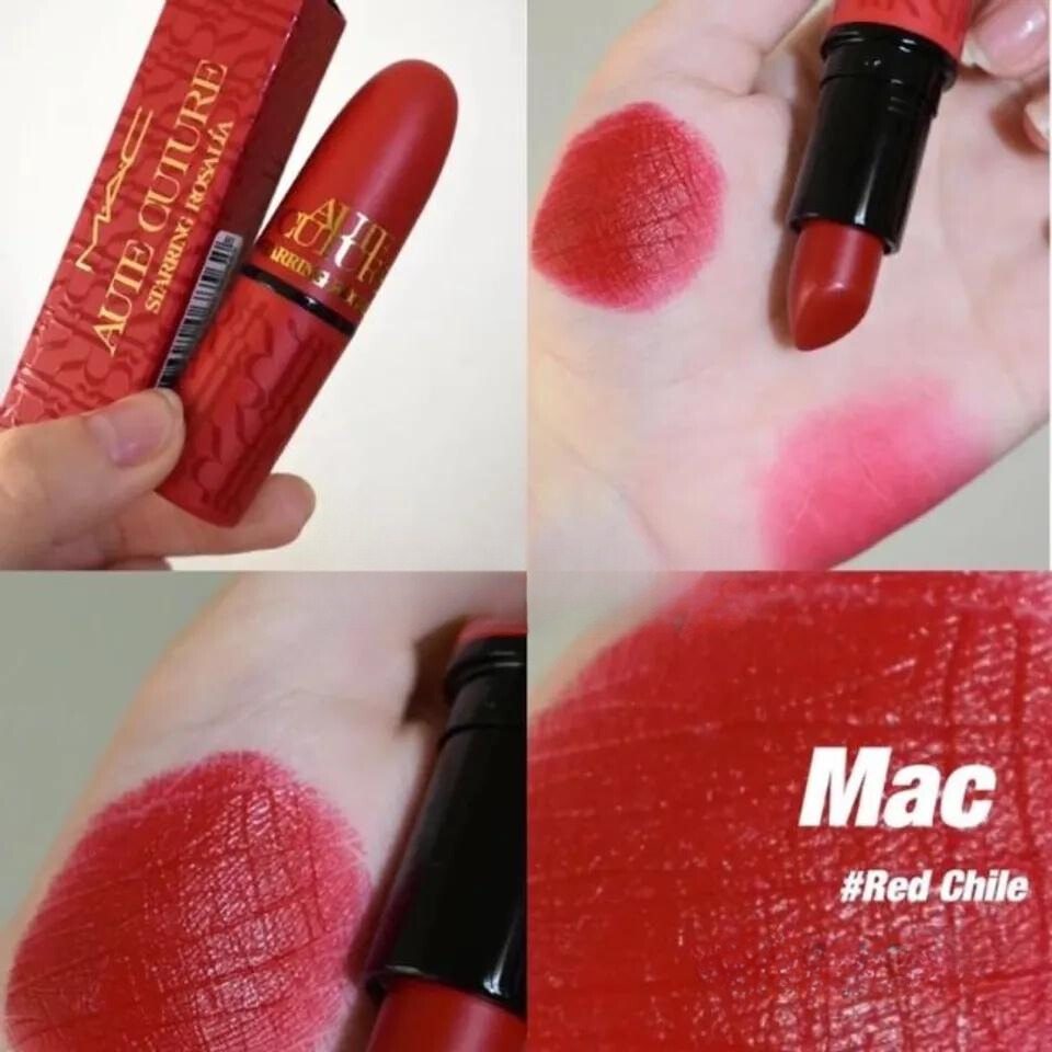 Son MAC Aute Culture Red Chile màu đỏ lạnh