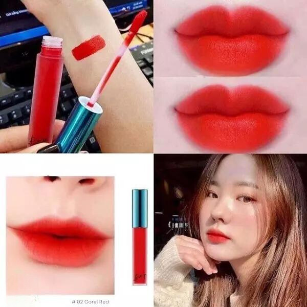 Son Bbia Last Velvet Lip Tint Version 1 màu 02 Extra Bounce