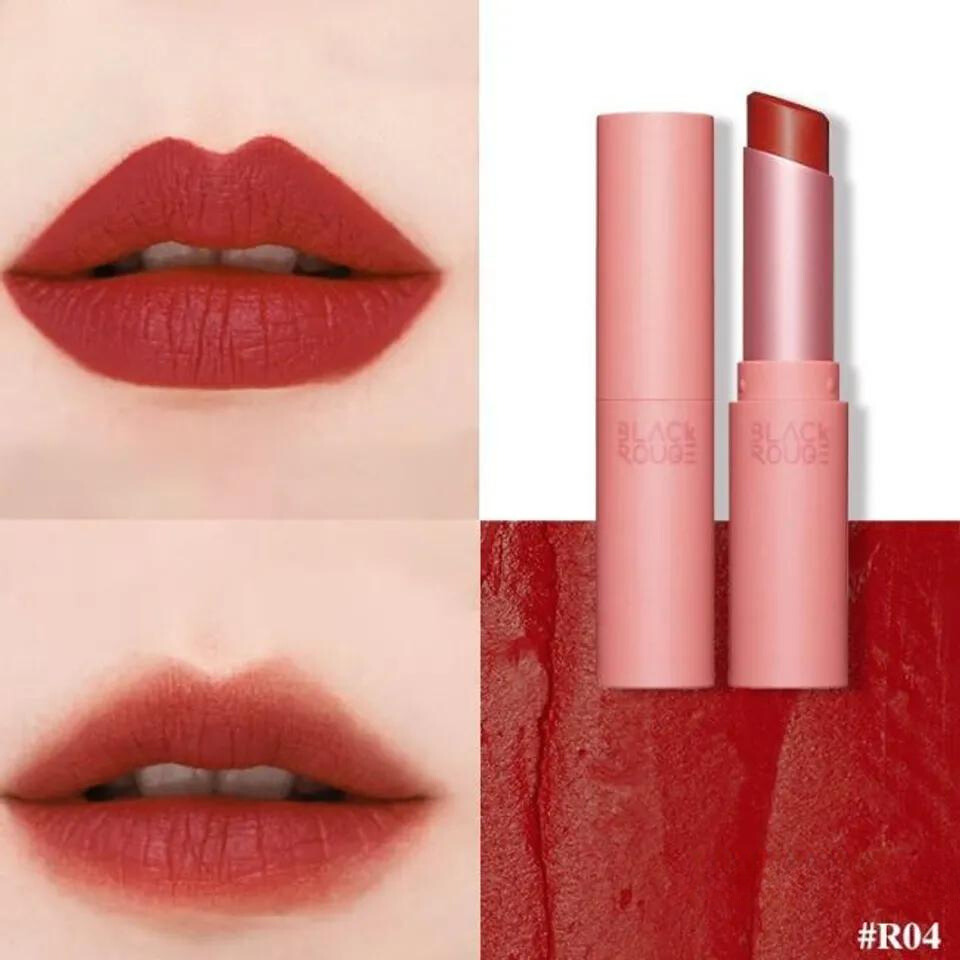 Son màu đỏ rượu Black Rouge R04 Burgundy Rose