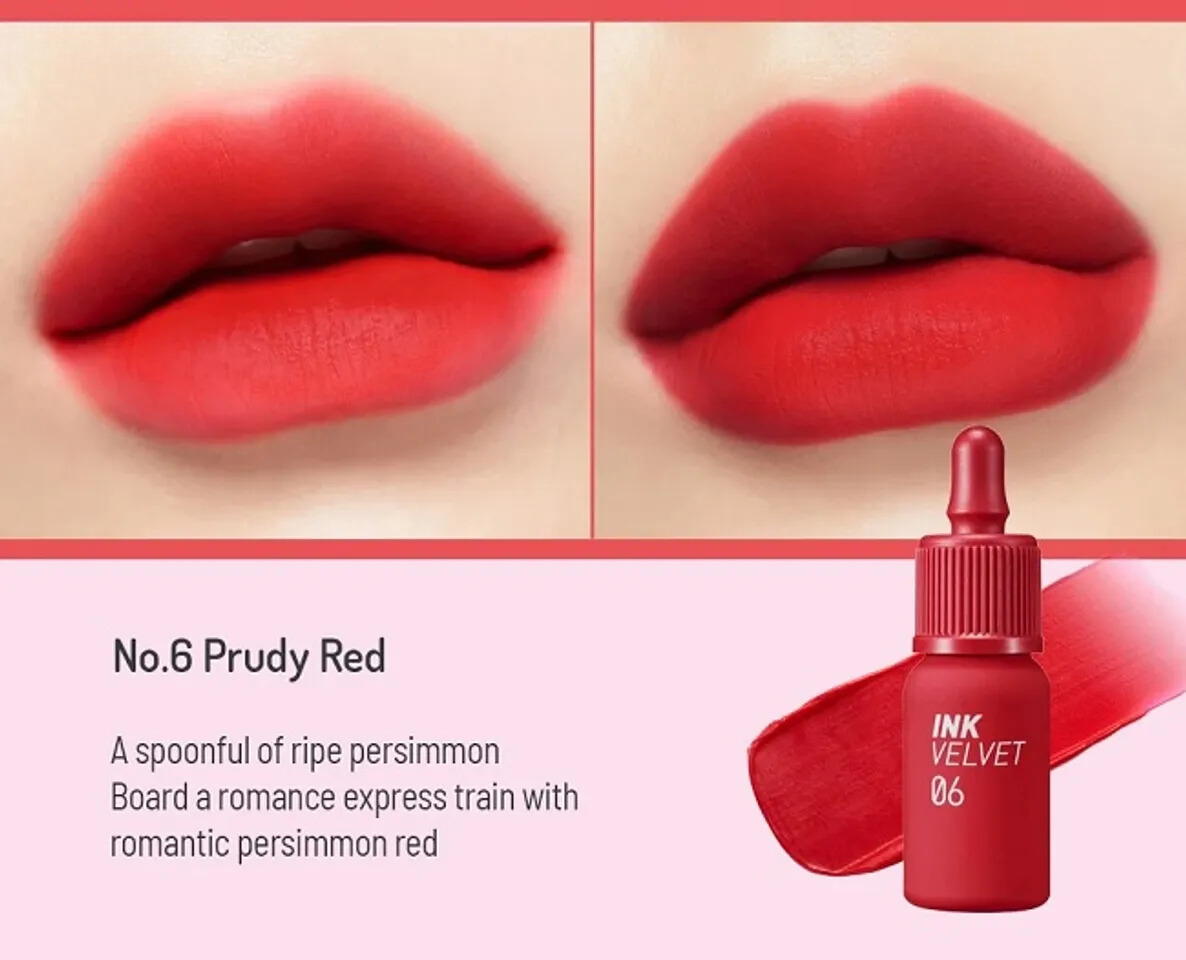 Son lì lâu trôi Hàn Quốc Peripera Airy Ink Velvet-06