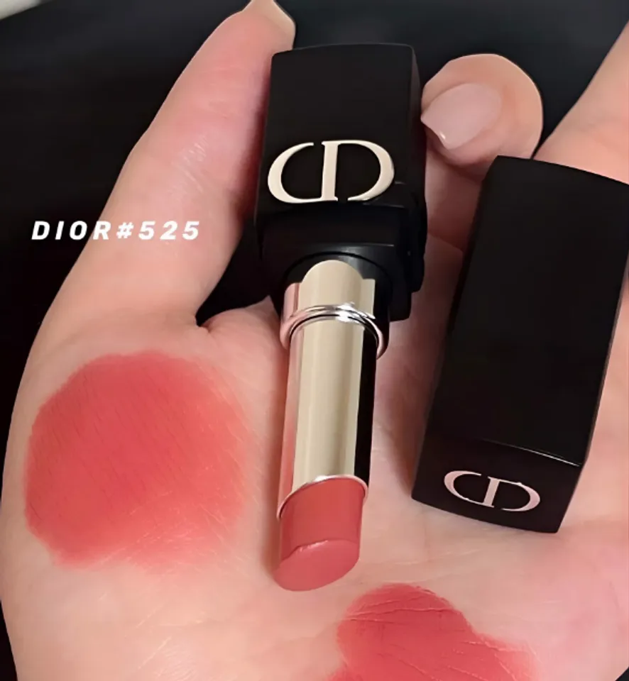 Son hồng đất Dior Rouge Forever Chérie màu 525