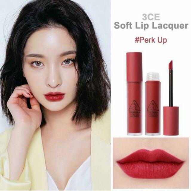 Son màu hồng san hô 3CE Velvet Soft Lip Lacquer