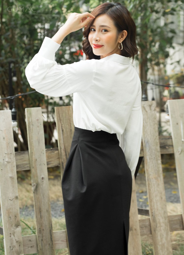 Chọn cổ áo sơ mi nữ phù hợp với khuôn mặt