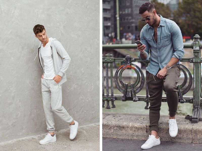 Outfit mùa xuân trẻ trung và năng động với quần jogger làm từ chất liệu cotton.