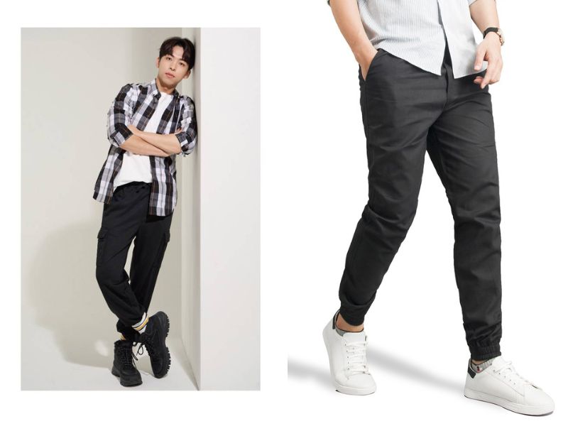 Quần jogger size S là lựa chọn phổ biến của những chàng trai sở hữu thân hình nhỏ con