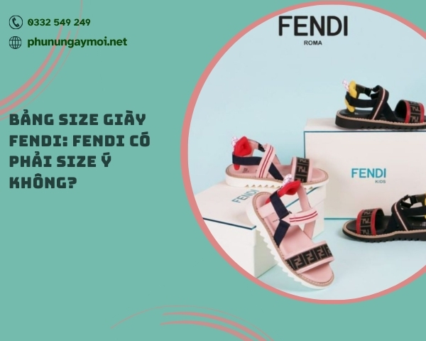 Bảng size giày Fendi