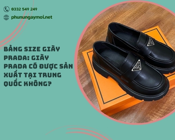 Bảng size giày Prada