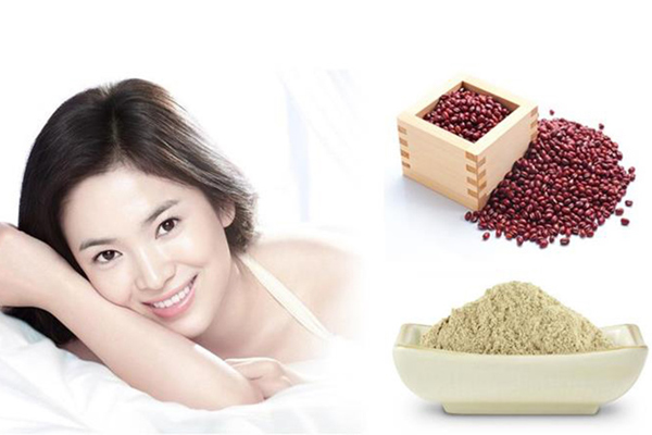 Dưỡng trắng da mặt tự nhiên tại nhà bằng bột đậu đỏ Dưỡng trắng da mặt tự nhiên tại nhà bằng bột đậu đỏ