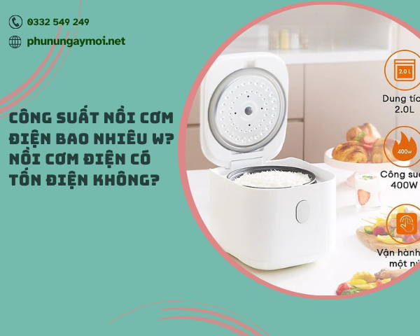 Công suất nồi cơm điện