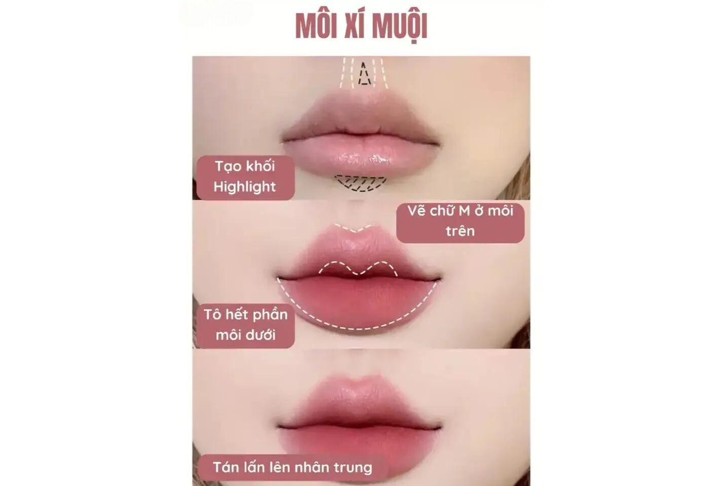 Cách đánh son cho người mới bắt đầu