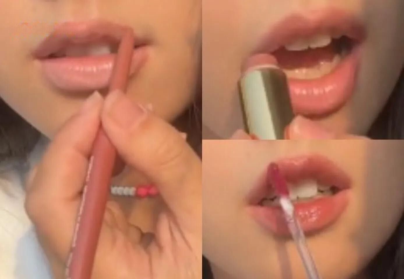 Cách đánh son để môi trên dày hơn môi dưới