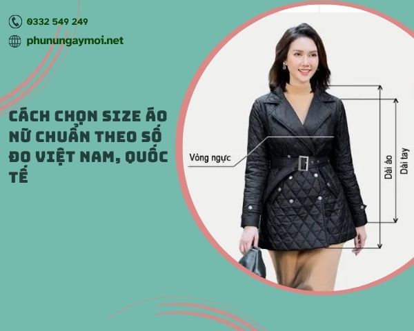 Cách chọn size áo nữ chuẩn theo số đo Việt Nam và quốc tế