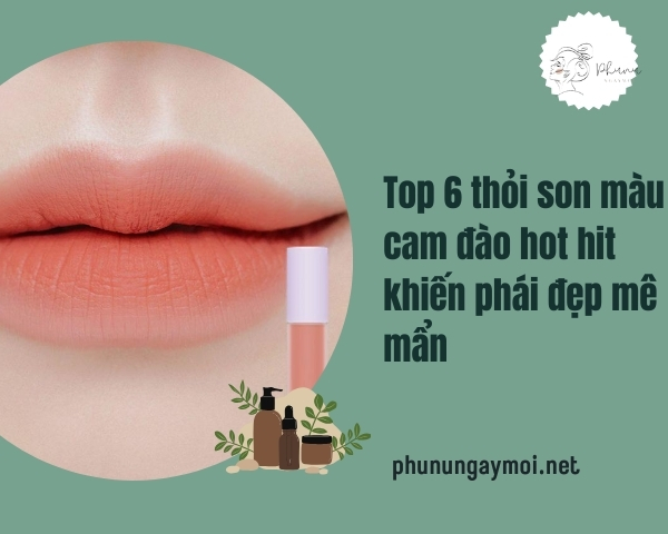 Son màu cam đào