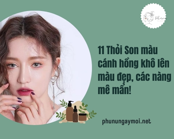 son màu cánh hồng khô