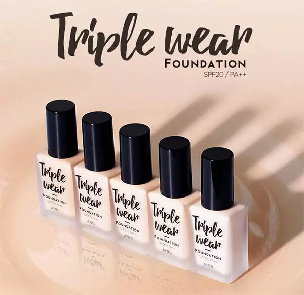 Kem nền A'Pieu Triple Wear Foundation – Kem nền giá tốt, che phủ hoàn hảo Kem nền A'Pieu Triple Wear Foundation – Kem nền giá tốt, che phủ hoàn hảo
