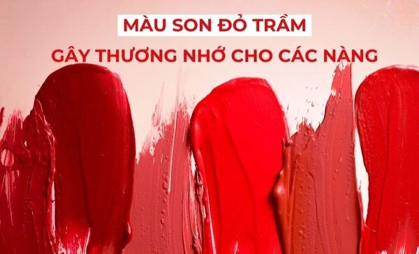 Son đỏ trầm là màu gì?