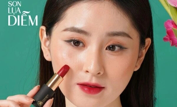 Son lụa diễm đỏ trầm Cỏ Mềm