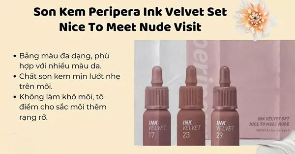 Son Kem Peripera Ink Velvet Set Nice To Meet Nude Visit