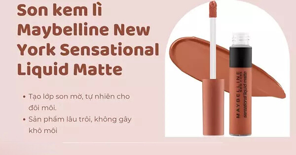 Son Kem Lì Maybelline New York Sensational Liquid Matte