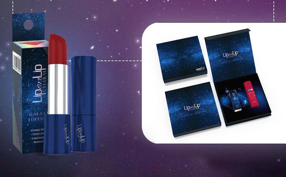 Son cam đất Collagen Lip On Lip Charm Galaxy Edition