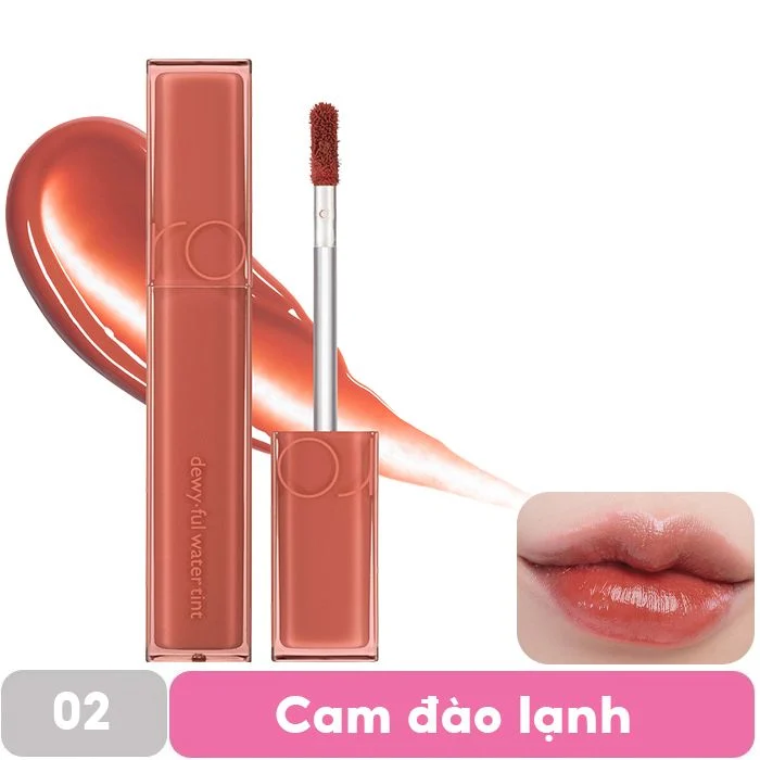 Son màu cam đào san hô Romand Milk Grocery Juicy Lasting