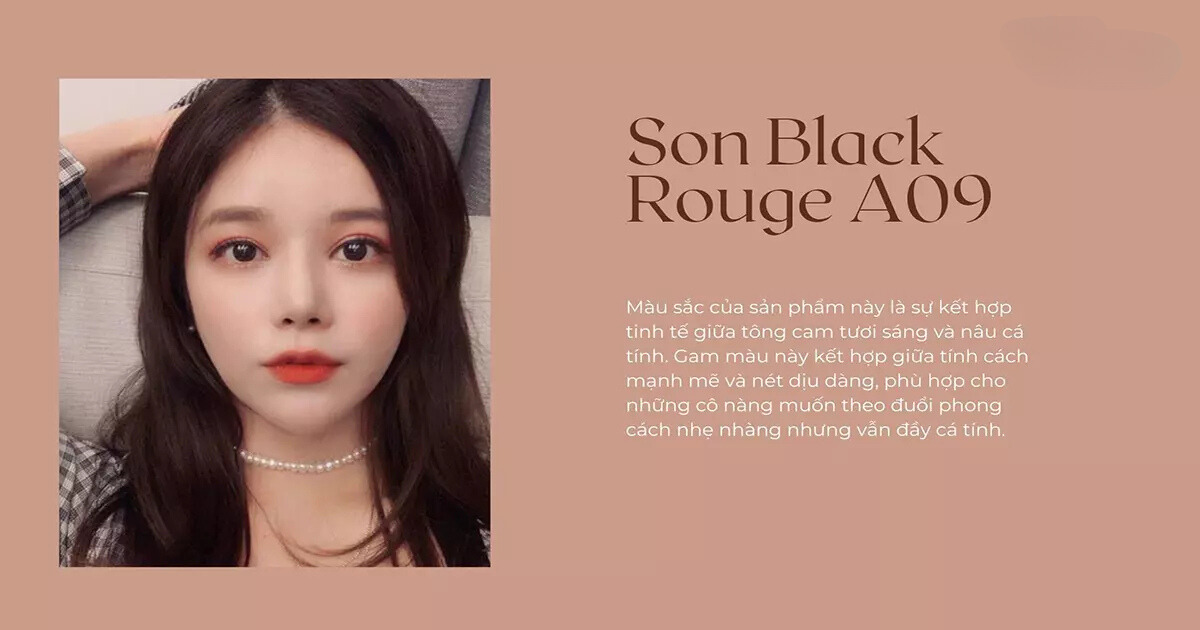 Son Black Rouge A09 (Air Fit Velvet Tint Ver 2)