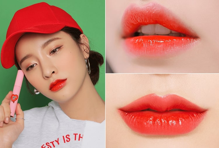 Son màu cam tươi hợp với da nào?