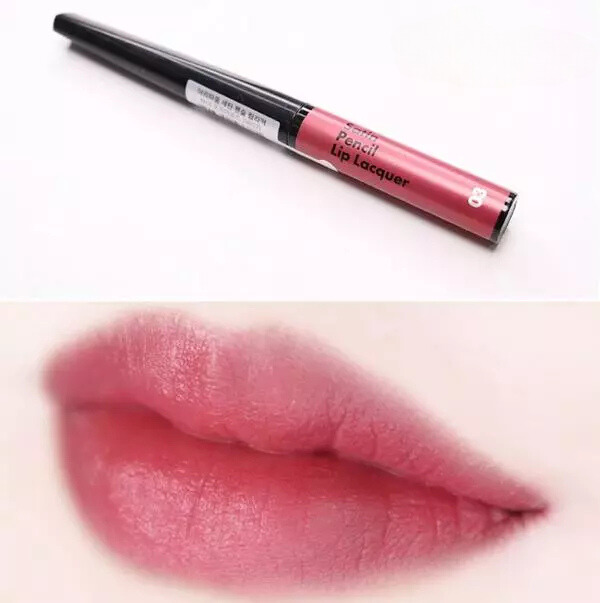 Son màu cánh hồng khô The Face Shop Flat Velvet Lipstick