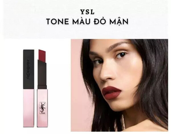 Son YSL 205 Rouge Pur Couture The Slim Glow Matte