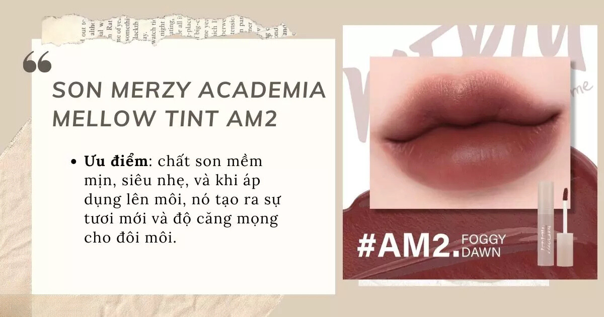 Son Merzy Academia Mellow Tint AM2