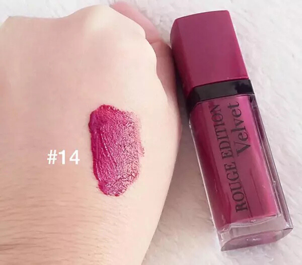 Son môi màu hồng tím Bourjois Rouge Edition Velvet - No 14 Plum Plum Girl Son môi màu hồng tím Bourjois Rouge Edition Velvet - No 14 Plum Plum Girl
