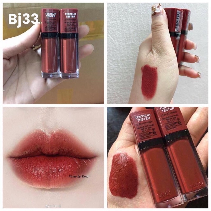 Màu son nâu tây Bourjois Velvet 33 Brun’Croyable Màu son nâu tây Bourjois Velvet 33 Brun’Croyable
