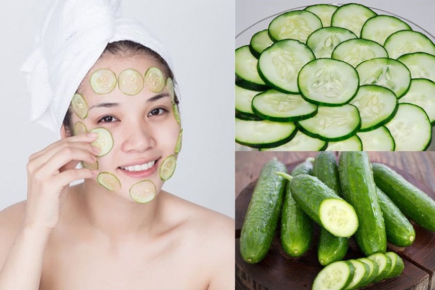 Cách giảm sưng mụn bằng mặt nạ dưa leo