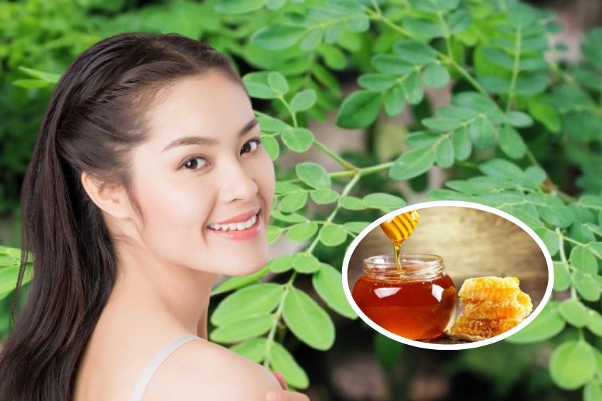Mặt nạ chùm ngây và mật ong