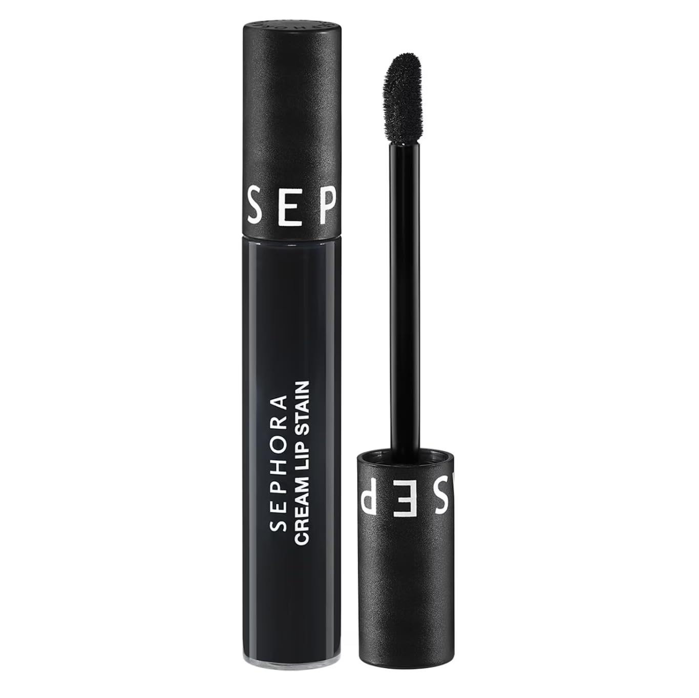 Son kem đen Sephora Cream Lip Stain Liquid Lipstick in 28 Night Bird Son kem đen Sephora Cream Lip Stain Liquid Lipstick in 28 Night Bird