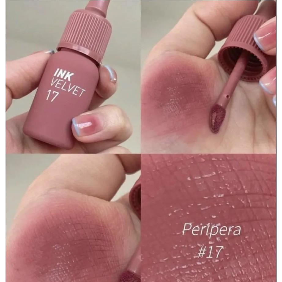 Son nude ánh tím Peripera Ink Velvet tint màu 17 Son nude ánh tím Peripera Ink Velvet tint màu 17