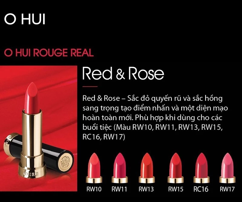 Son môi OHUI Rouge Real Lipstick